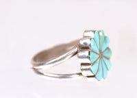 Zuni Pueblo Blue Turquoise Ring