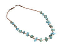 Navajo Tab Turquoise and Heishi Necklace