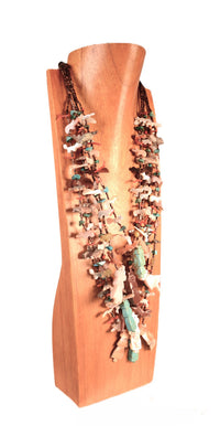 Navajo 5 Strand Fetish Necklace