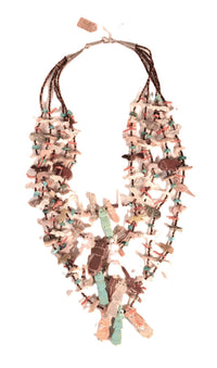 Navajo 5 Strand Fetish Necklace