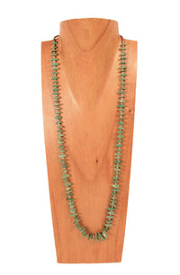 Navajo Tab Turquoise and Heishi Necklace