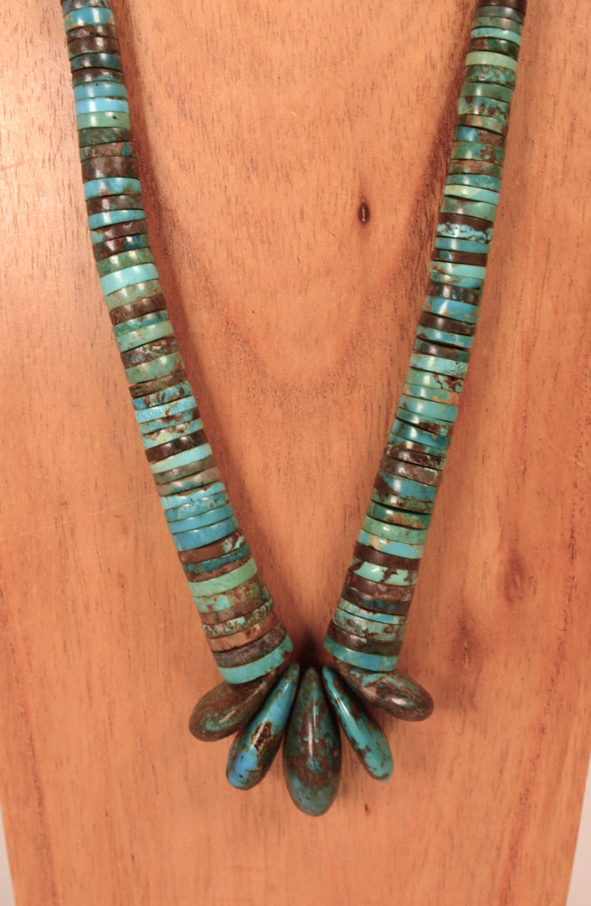 Navajo Bisbee Turquoise Necklace