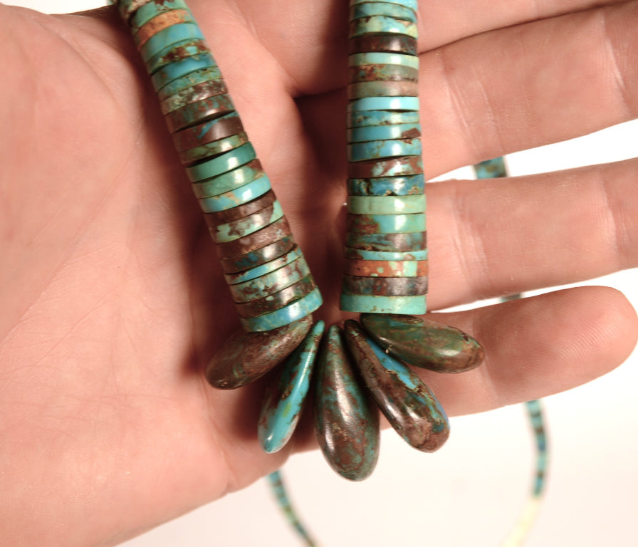 Navajo Bisbee Turquoise Necklace