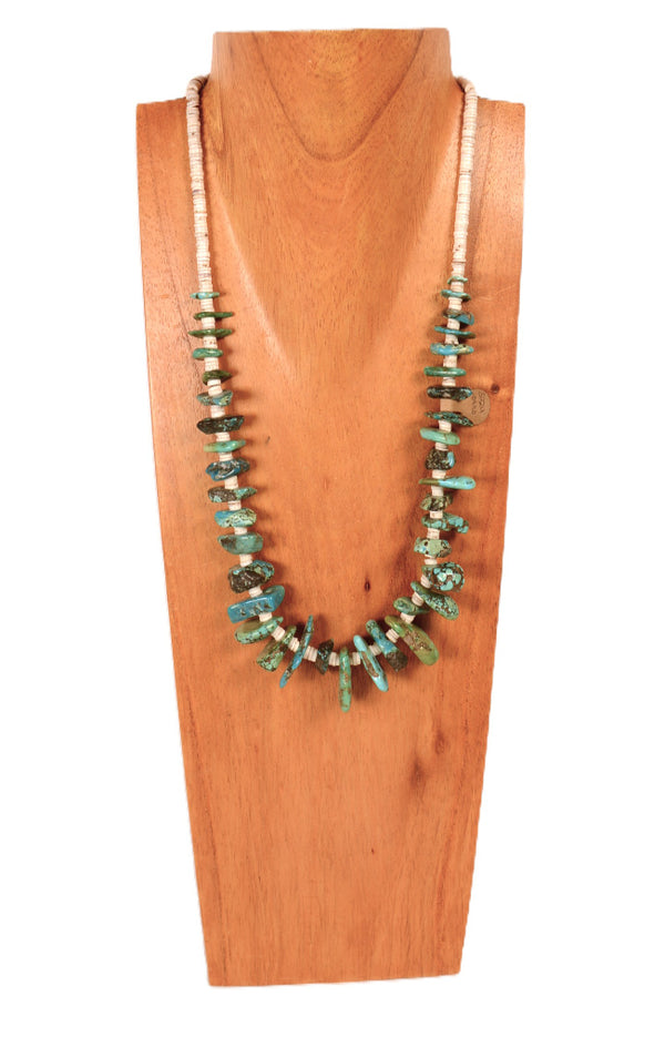 Navajo Turquoise Nugget Necklace
