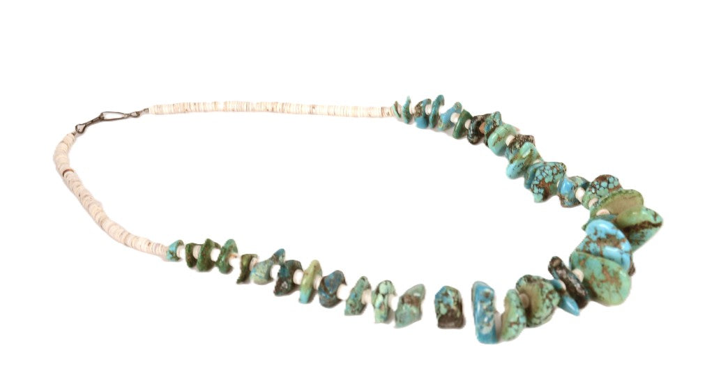Navajo Turquoise Nugget Necklace