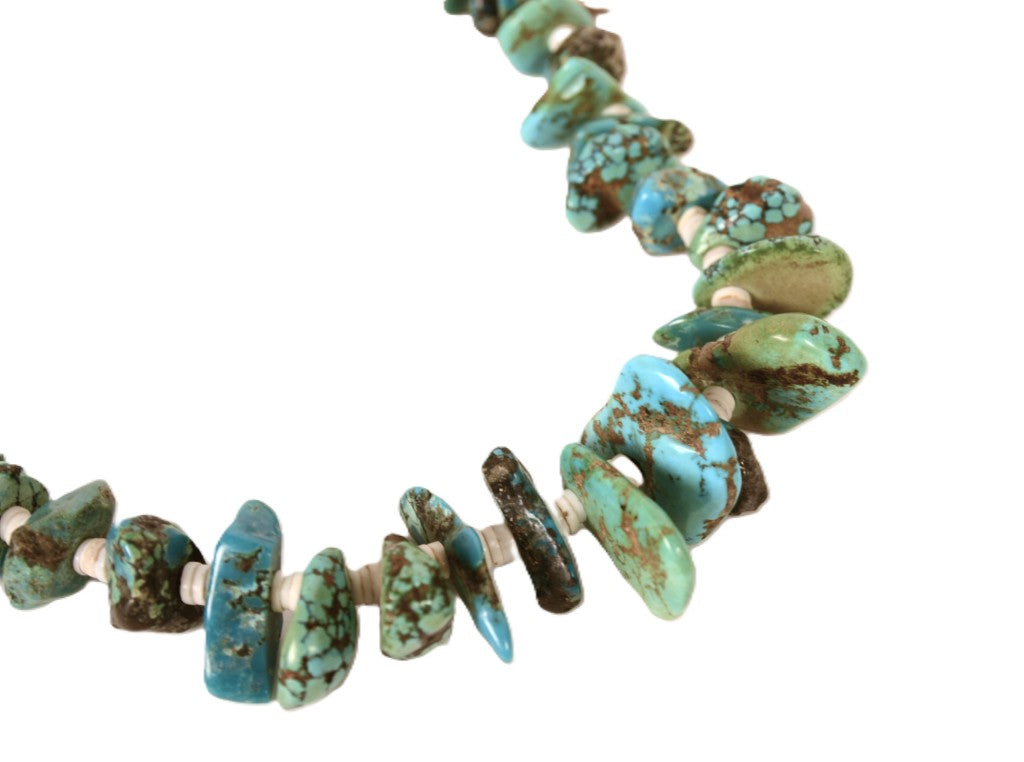 Navajo Turquoise Nugget Necklace