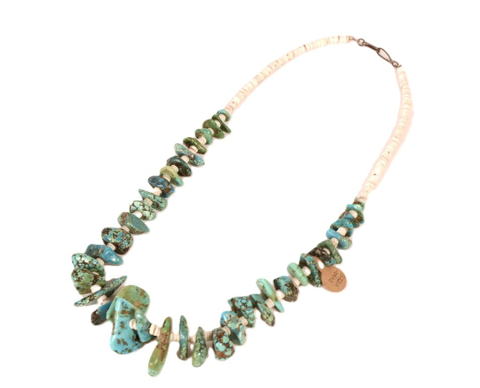 Navajo Turquoise Nugget Necklace