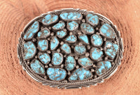 Navajo Belt Buckle By Victor Chee