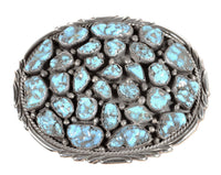 Navajo Belt Buckle By Victor Chee