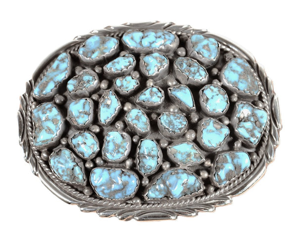 Navajo Belt Buckle By Victor Chee