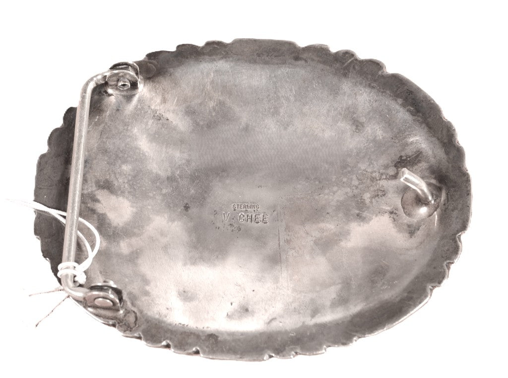 Navajo Belt Buckle By Victor Chee