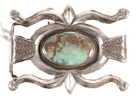 Navajo Old Style Buckle By Anglo Tom Dewitt