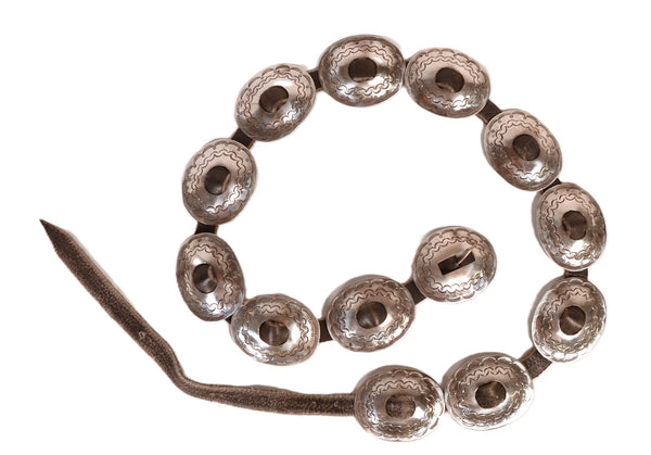 Navajo Sterling Silver Concha Belt