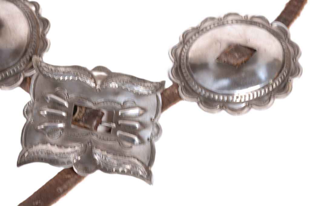 Antique Navajo Concha Belt