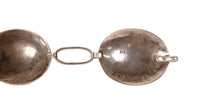 Navajo Sterling Silver Chain Concho Belt By J. Tulley