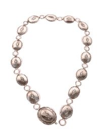 Navajo Sterling Silver Chain Concho Belt