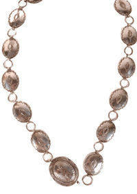 Navajo Sterling Silver Chain Concho Belt