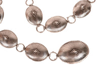 Navajo Sterling Silver Chain Concho Belt