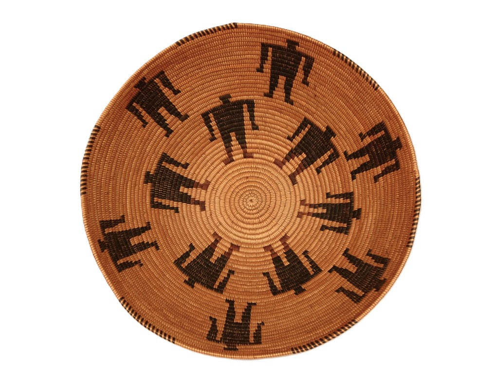 Panamint Polychrome Basketry Bowl with Figures