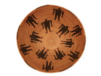 Panamint Polychrome Basketry Bowl with Figures