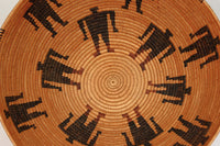 Panamint Polychrome Basketry Bowl with Figures
