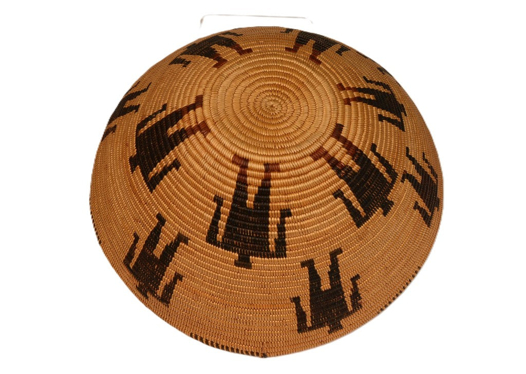 Panamint Polychrome Basketry Bowl with Figures