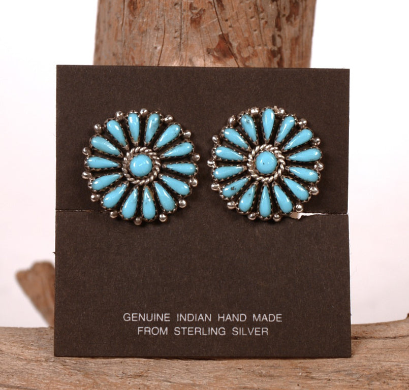 Zuni Pueblo Turquoise Earrings