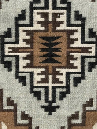 Navajo Very Fine Two Gray Hills Rug by Christine Curly