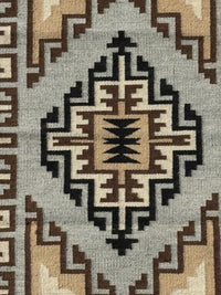 Navajo Very Fine Two Gray Hills Rug by Christine Curly