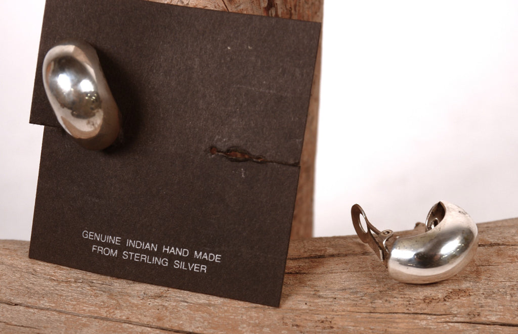Navajo Sterling Silver Earrings