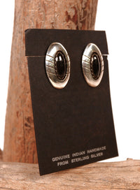 Navajo Onyx Earrings