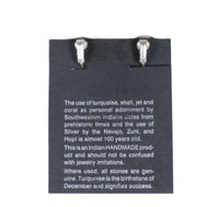 Navajo Sterling Silver Concho Clip Earrings