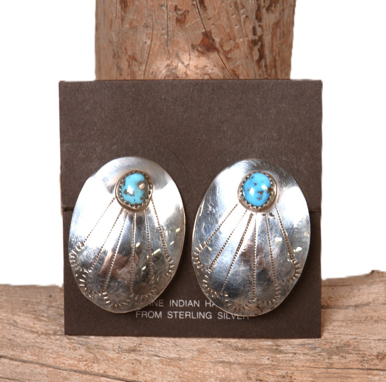Navajo Turquoise Earrings
