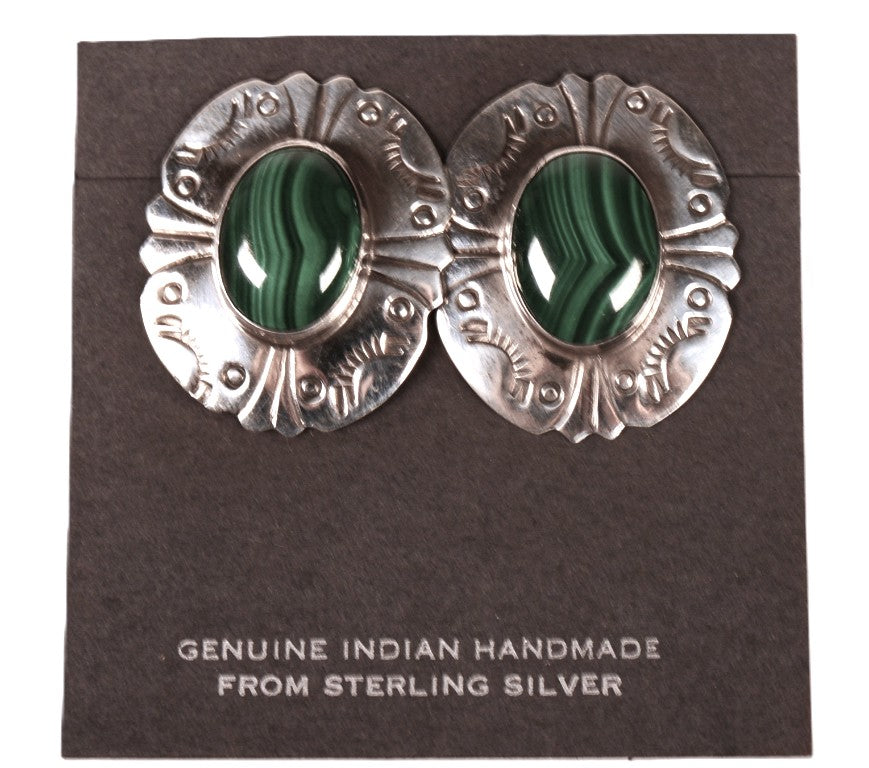 Navajo Sterling Silver Post Earrings By BAL
