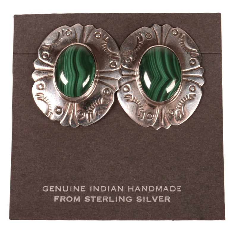 Navajo Sterling Silver Post Earrings By BAL