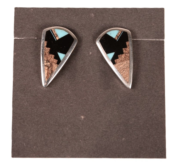 Navajo Sterling Silver Post Earrings