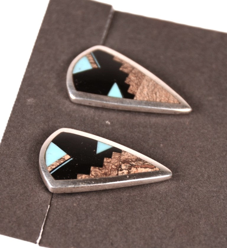 Navajo Sterling Silver Post Earrings