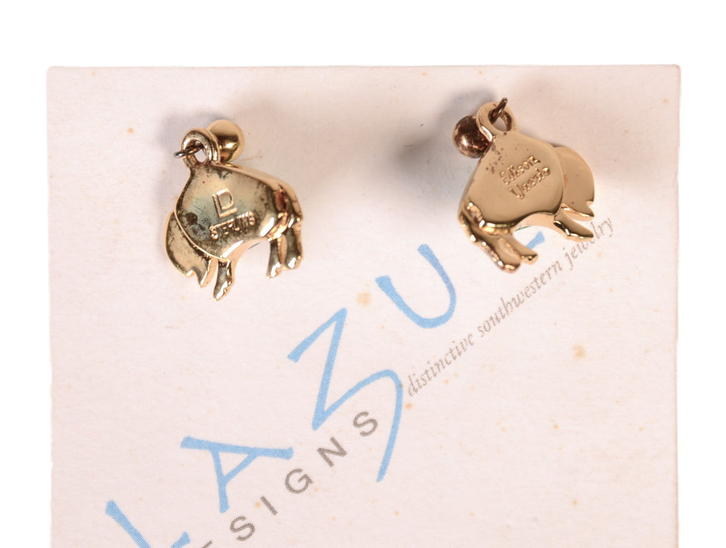 Navajo 14K Gold Earrings