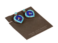 Navajo Multistone Earrings By Carolyn Bobeler