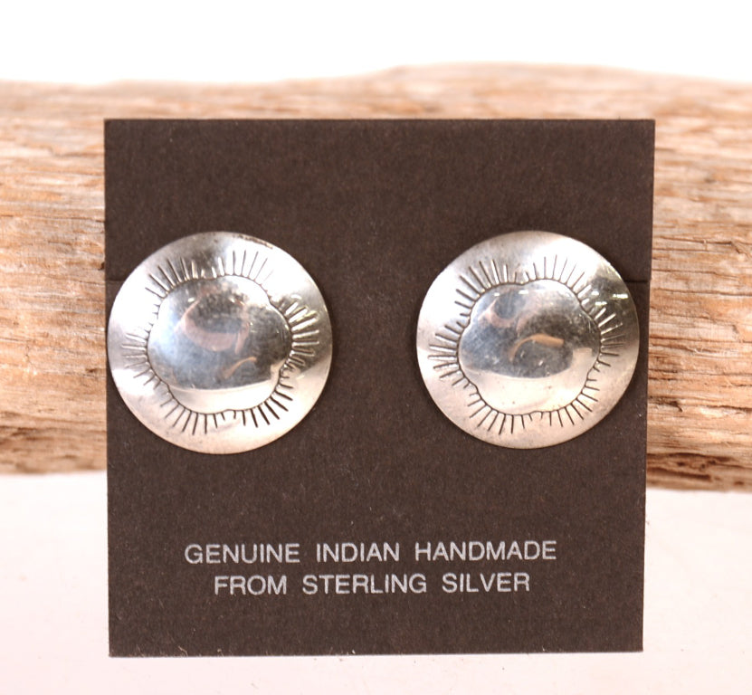Navajo Sterling Silver Earrings