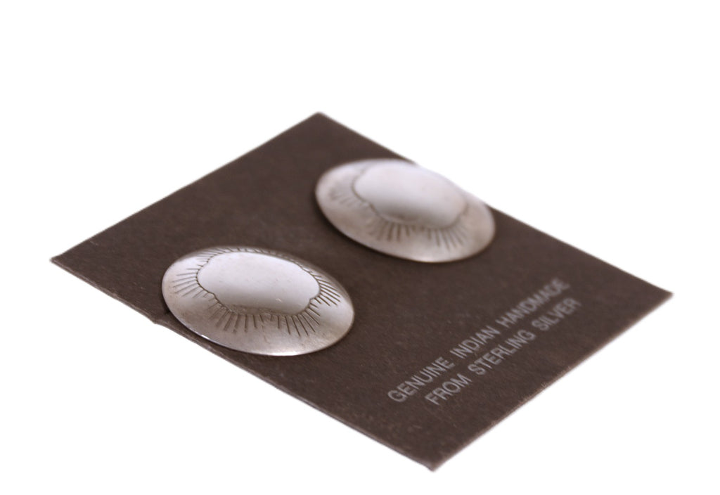 Navajo Sterling Silver Earrings