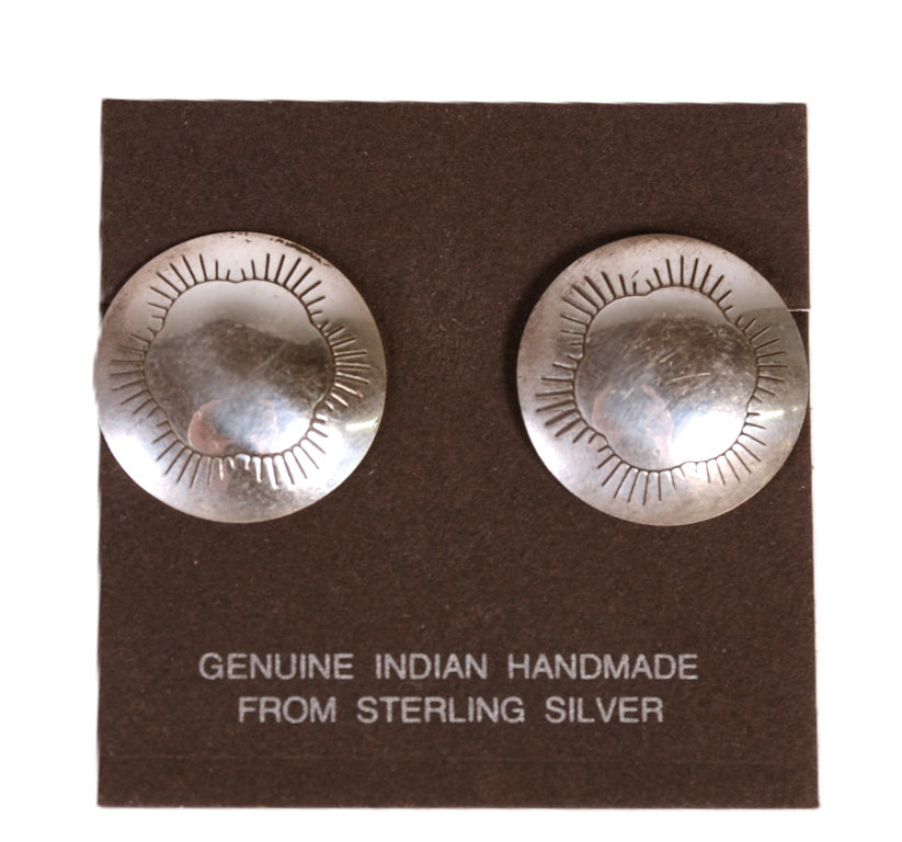 Navajo Sterling Silver Earrings