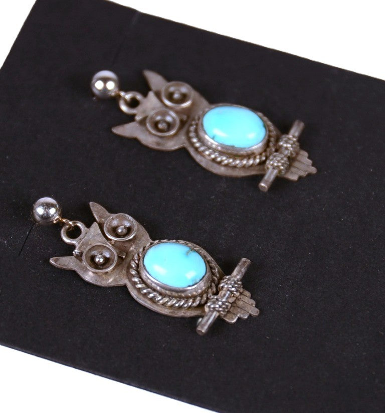 Navajo Sterling Silver Post Earrings By Paul Lawrence