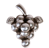 Mexico Taxco Silver Grapes Pin
