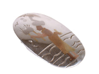 Antique Victoria Mexico Taxco Silver Pin/Pendant