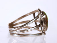 Navajo Sterling Silver and Royston NV Turquoise Cuff Bracelet