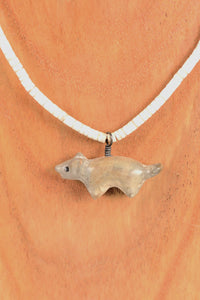 Zuni Pueblo Fetish Necklace By Leekya Deyuse