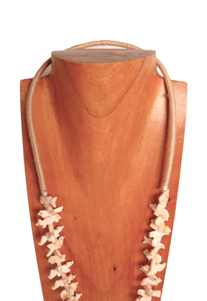Navajo Bone Stacked Fetish Necklace