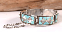 Zuni Pueblo Link Bracelet By Florentine Panteah