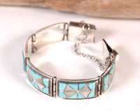 Zuni Pueblo Link Bracelet By Florentine Panteah